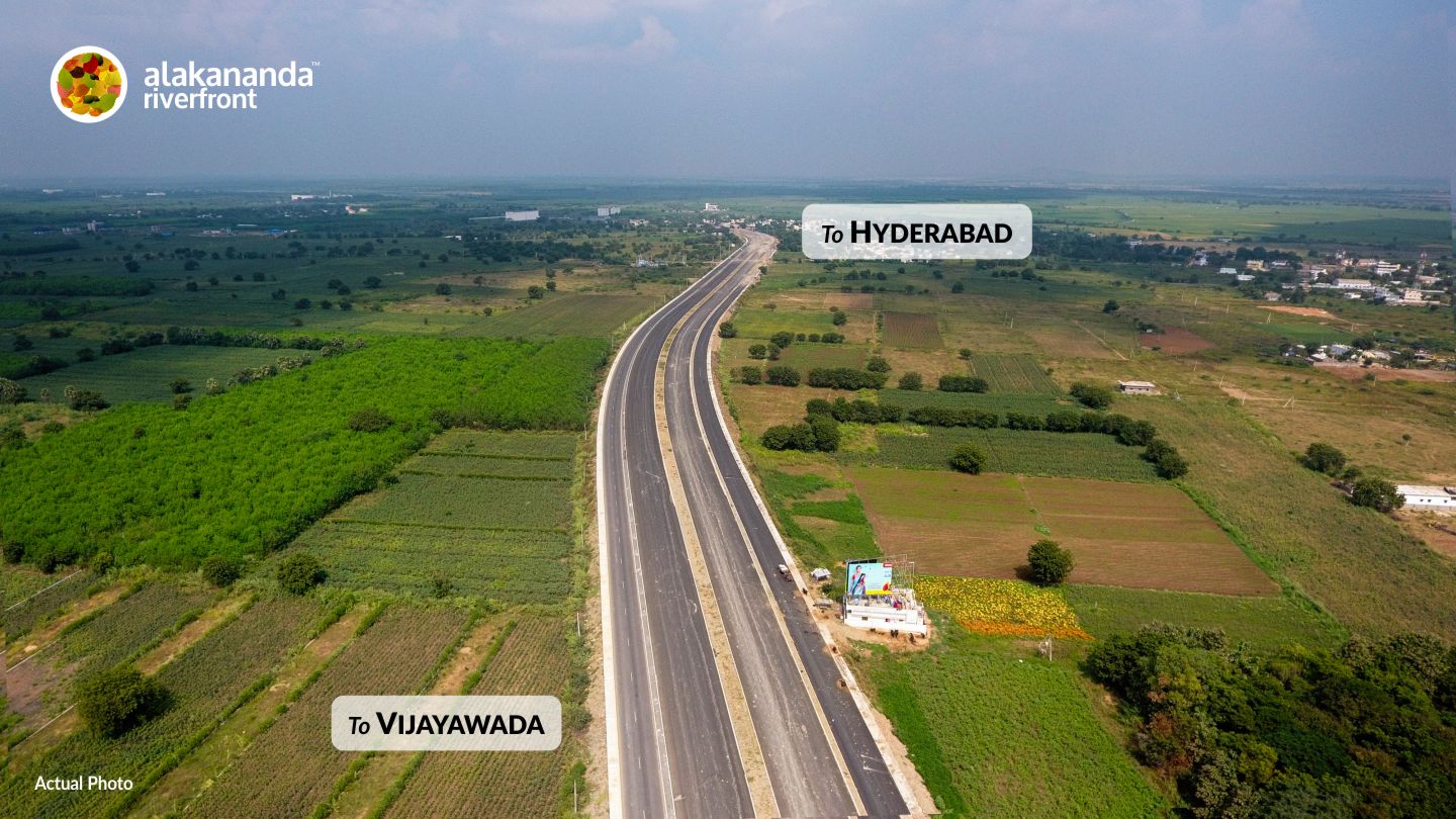 Vijaywada - Hyderabad Highway View